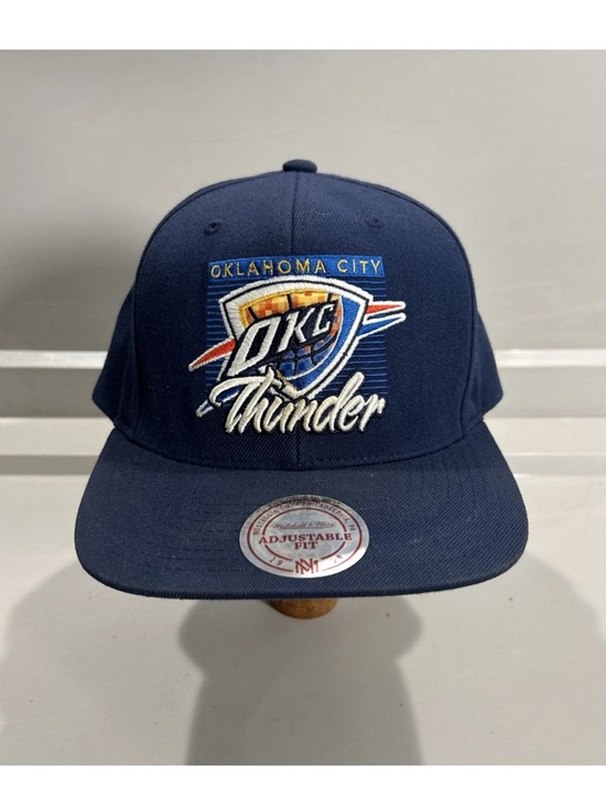 Mitchell & Ness Other - Oklahoma City Thunder OKC Mitchell & Ness NBA Snapback Hat Cap Navy Blue OSFM
